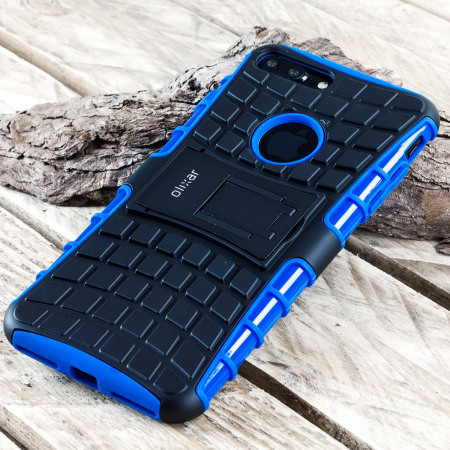 Coque iPhone 7 Plus ArmourDillo protectrice – Bleue