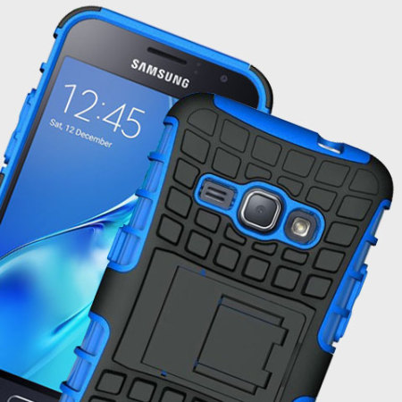 ArmourDillo Samsung Galaxy J1 2016 Skyddsskal - Blå