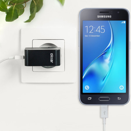 Olixar High Power 2.4A Samsung Galaxy J1 2016 Väggladdare - EU-Plug