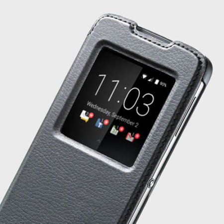 Official Blackberry DTEK50 Smart Flip Case - Black