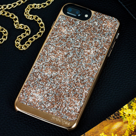 Prodigee Fancee Glitter Case iPhone 7 Plus Hülle in Rose Gold