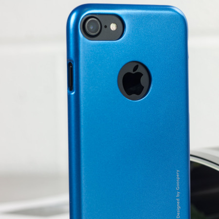 Funda iPhone 7 Mercury iJelly Gel - Azul