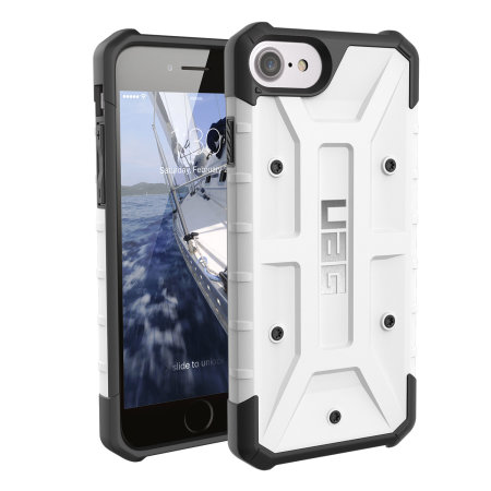 UAG Pathfinder iPhone 8 / 7 Rugged Case - Wit / Zwart