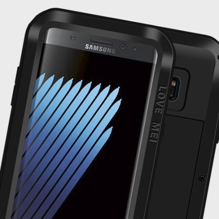 Love Mei Powerful Samsung Galaxy Note 7 Protective Skal - Svart