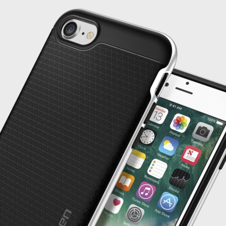 Spigen SGP Neo Hybrid Case voor iPhone 7 - Zilver