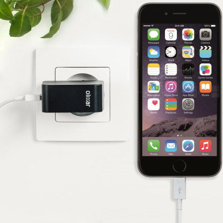 Olixar High Power 2.4A iPhone 6 Plus Wall Charger - EU Mains