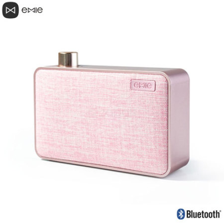 Emie Canvas Portable Bluetooth Speaker - Pink