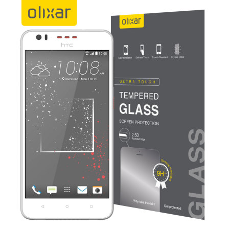 Olixar HTC Desire 825 Tempered Glass Skjermbeskyttelse