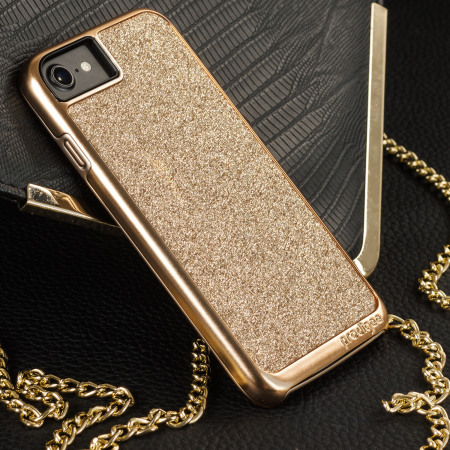 Coque iPhone 7 Prodigee Sparkle Fusion Glitter – Or Rose