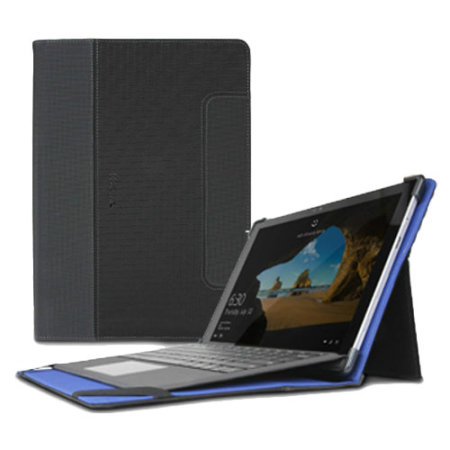 Maroo Microsoft Surface Pro 4 / 3 Tactial Folio Case - Black / Blue