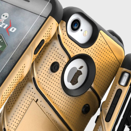 Zizo Bolt Series iPhone 8 / 7 Deksel & belteklemme – Gull