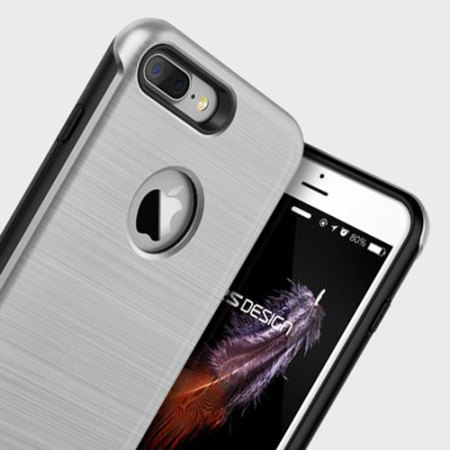 VRS Design Duo Guard iPhone 7 Plus Case - Satijn Zilver