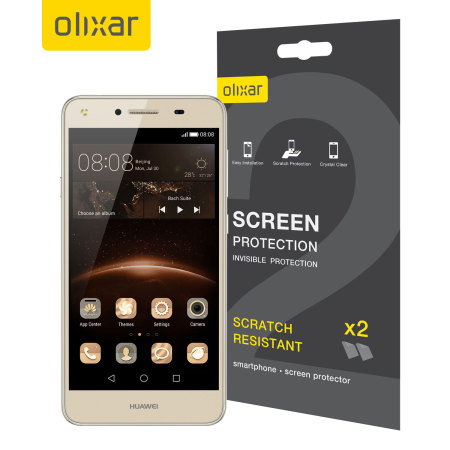 Olixar Huawei Y5II Screen Protector 2-in-1 Pack