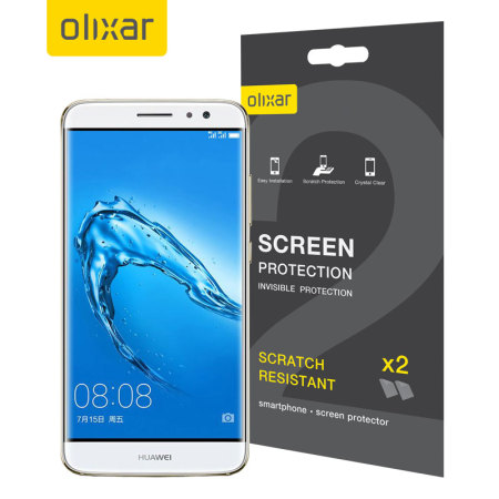 Olixar Huawei G9 Plus Screen Protector 2-in-1 Pack