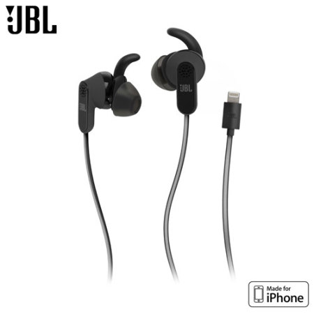 JBL Reflect Aware MFi Lightning Fitness Earphones - Black