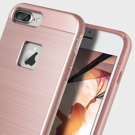 Obliq Slim Meta iPhone 7 Plus Case - Rose Gold