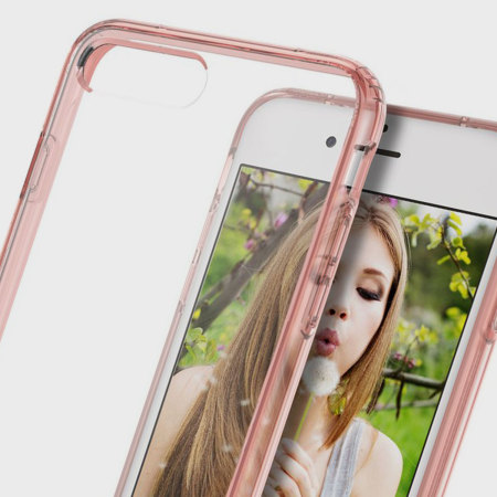 Obliq Naked Shield iPhone 7 Plus Case - Rozé Goud