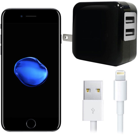 High Power 2.4A iPhone 7 Plus Wall Charger - USA Mains