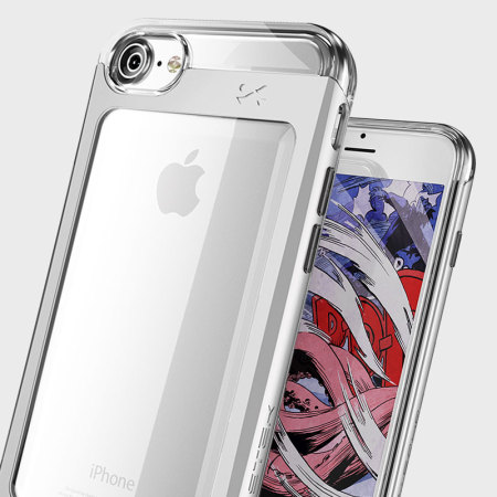 Ghostek Cloak 2 iPhone 7 Aluminium Tough Case - Helder / Zilver