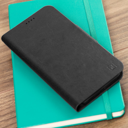 Olixar Leather-Style Google Pixel XL Wallet Stand Case - Black