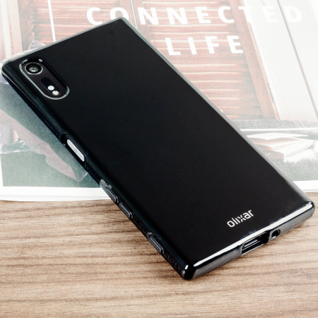Olixar FlexiShield Sony Xperia XZ Gel Case - Solid Black
