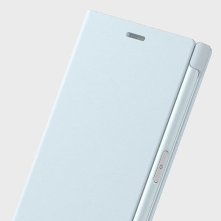 Original Sony Xperia X Compact Style Cover Stand Tasche in Mist Blau