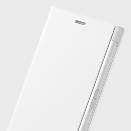 embargo Aftrekken Verschillende goederen Official Sony Xperia X Compact Style Cover Stand Case - White