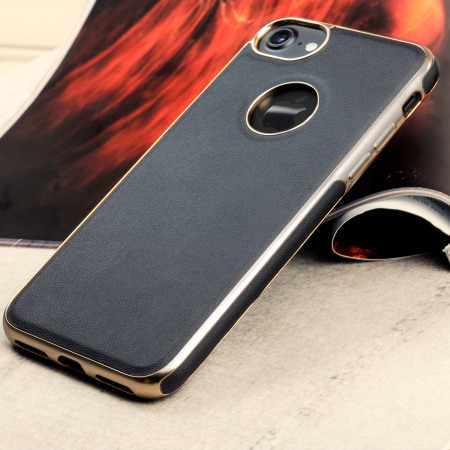 Olixar Makamae Leather-Style iPhone 7 Case - Black