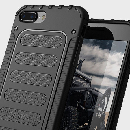 Araree Wrangler Fit iPhone 7 Plus Rugged Case - Black
