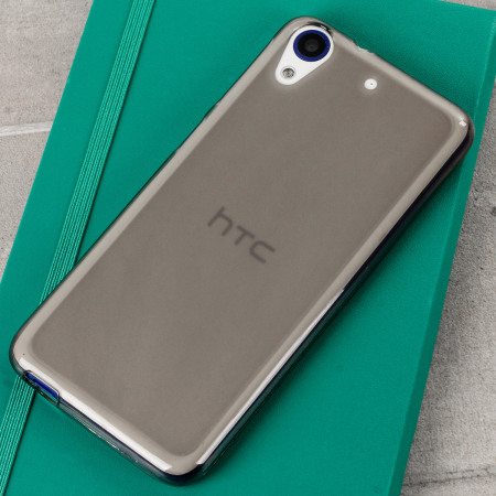 Coque HTC Desire 628 FlexiShield en gel – Noire fumée