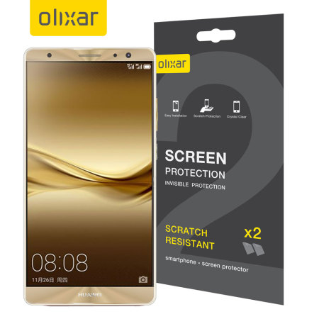 Olixar Huawei Mate 9 Screen Protector 2-in-1 Pack
