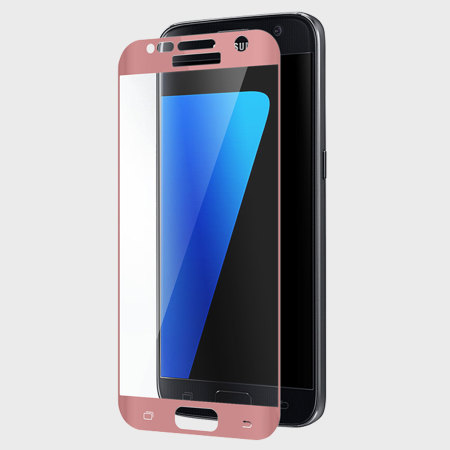 Zizo Full Body Samsung Galaxy S7 Glass Screen Protector - Rose Gold