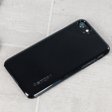 Spigen Thin Fit iPhone 7 Hülle Shell Case in Jet Schwarz