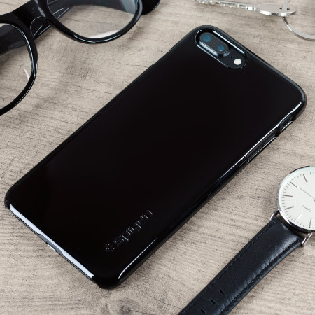 spigen thin fit iphone 7 plus shell case - jet black reviews