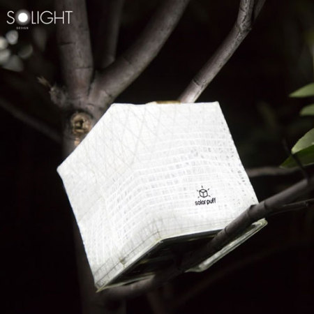 Solight Solar Puff Portable Solar Powered Lantern - Bright White