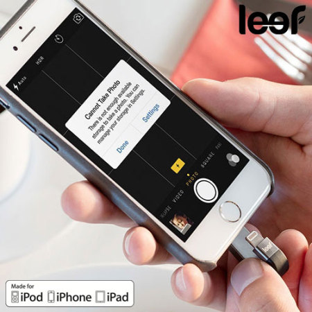 Leef iBridge 3 32GB Mobile Storage Drive for iOS Devices - Black
