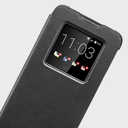 Official Blackberry DTEK60 Smart Flip Case - Black