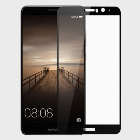 Olixar Huawei Mate 9 Edge to Edge Glass Screen Protector -  Black