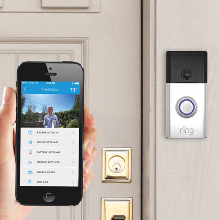 Ring Wi-Fi Enabled Video Doorbell - Silver