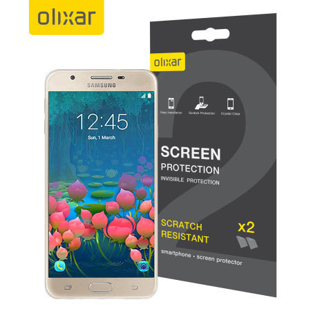 Olixar Samsung Galaxy J5 Prime Skärmskydd - Tvåpack