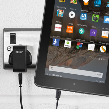 Olixar High Power Amazon Fire 7 Wall Charger & 1m Cable