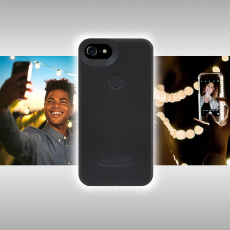 LuMee Two iPhone 7 / 6S / 6 Selfie Light Case - Black