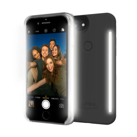 LuMee Duo Skal iPhone 7 / 6S / 6 Double-sided Selfie ljus - Svart