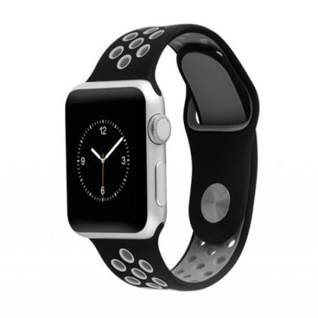 Hoco Apple Watch 3 / 2 / 1 Strap - 38mm - Black / Gray