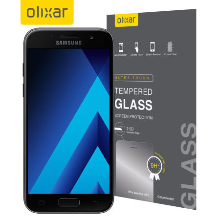 Afwezigheid Authenticatie drinken Olixar Samsung Galaxy A5 2017 Tempered Glass Screen Protector
