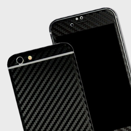 Easyskinz iPhone 6S / 6 Carbon Fibre Skin - Zwart