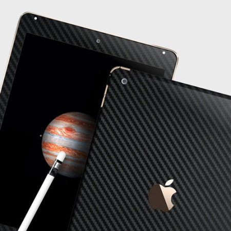 Easyskinz iPad Pro 12.9 2015 3D Textured Carbon Fibre Skin - Black
