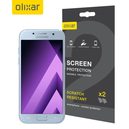 Olixar Samsung Galaxy A3 2017 Displayschutz 2-in-1 Pack