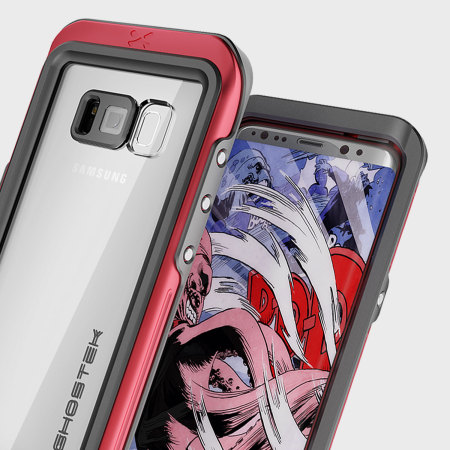 Ghostek Atomic 3.0 Samsung Galaxy S8 Waterproof Case - Red
