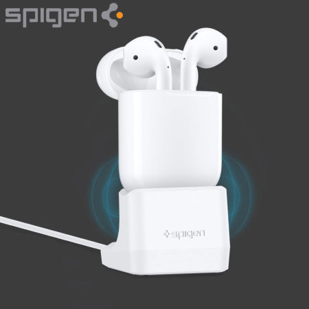 Spigen S313 Apple Airpods Stand - White